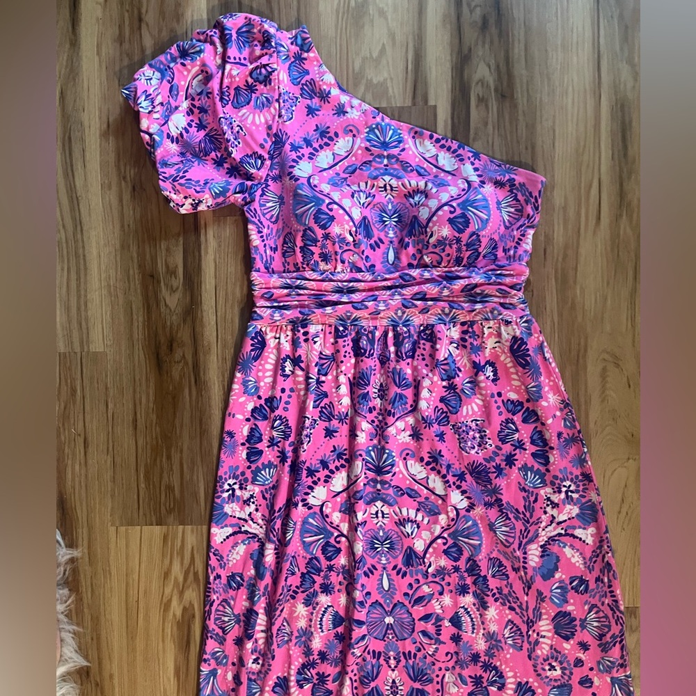 Lilly Pulitzer Solana One Shoulder Maxi